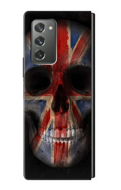 W3848 United Kingdom Flag Skull Hard Case For Samsung Galaxy Z Fold2 5G