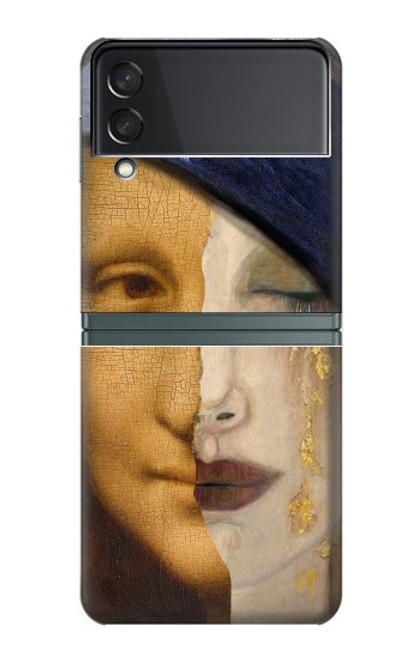 W3853 Mona Lisa Gustav Klimt Vermeer Hard Case For Samsung Galaxy Z Flip 3 5G