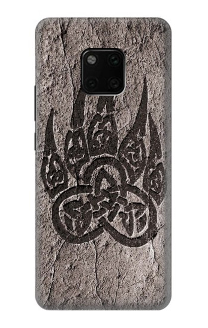 W3832 Viking Norse Bear Paw Berserkers Rock Hard Case and Leather Flip Case For Huawei Mate 20 Pro