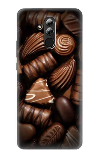 W3840 Dark Chocolate Milk Chocolate Lovers Hard Case and Leather Flip Case For Huawei Mate 20 lite