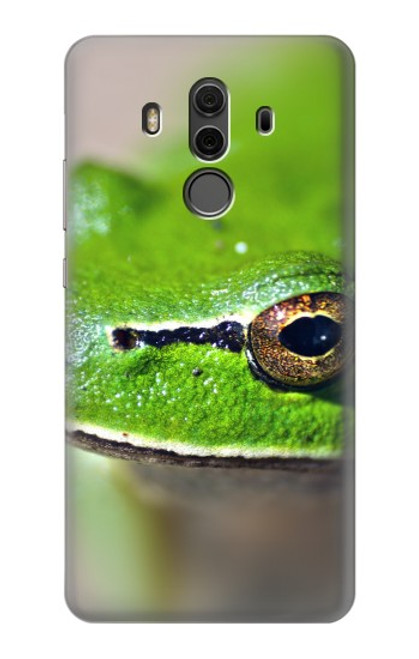 W3845 Green frog Hard Case and Leather Flip Case For Huawei Mate 10 Pro, Porsche Design
