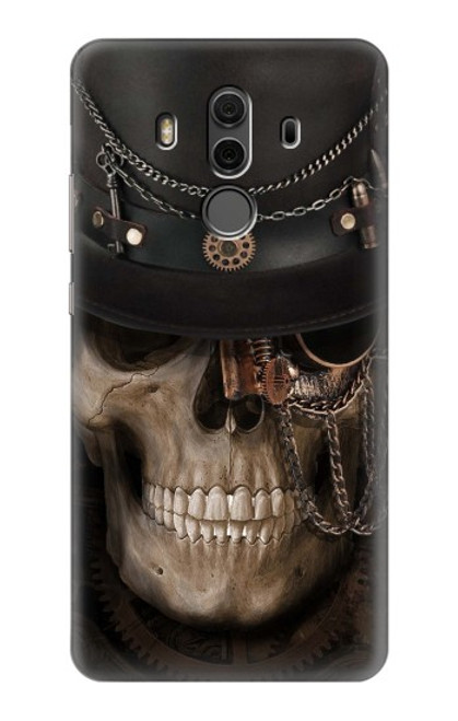 W3852 Steampunk Skull Hard Case and Leather Flip Case For Huawei Mate 10 Pro, Porsche Design