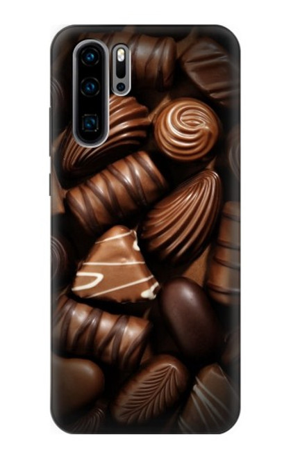 W3840 Dark Chocolate Milk Chocolate Lovers Hard Case and Leather Flip Case For Huawei P30 Pro