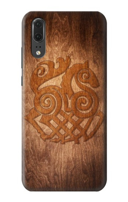 W3830 Odin Loki Sleipnir Norse Mythology Asgard Hard Case and Leather Flip Case For Huawei P20