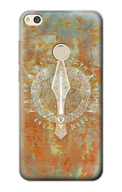 W3827 Gungnir Spear of Odin Norse Viking Symbol Hard Case and Leather Flip Case For Huawei P8 Lite (2017)