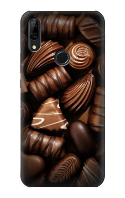 W3840 Dark Chocolate Milk Chocolate Lovers Hard Case and Leather Flip Case For Huawei P Smart Z, Y9 Prime 2019