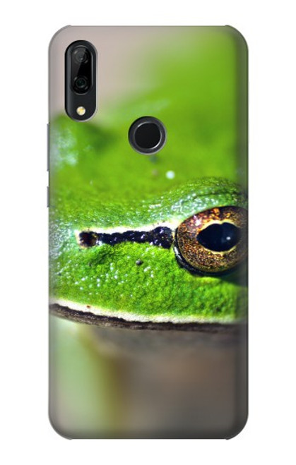 W3845 Green frog Hard Case and Leather Flip Case For Huawei P Smart Z, Y9 Prime 2019