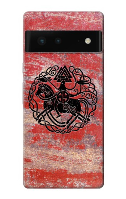 W3831 Viking Norse Ancient Symbol Hard Case and Leather Flip Case For Google Pixel 6