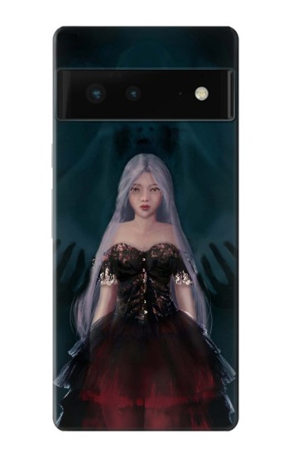 W3847 Lilith Devil Bride Gothic Girl Skull Grim Reaper Hard Case and Leather Flip Case For Google Pixel 6