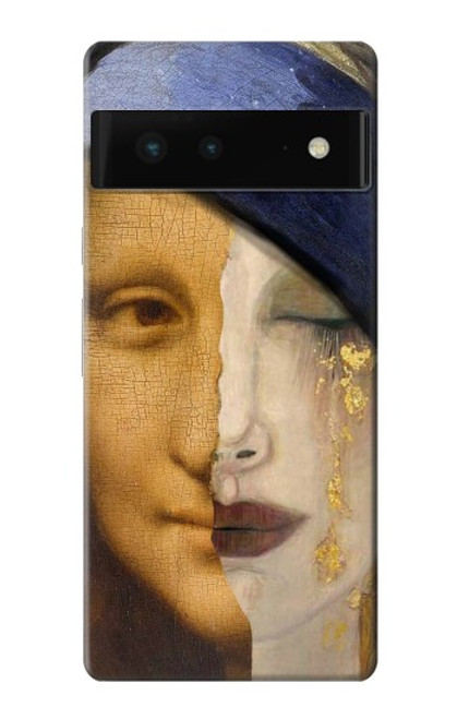 W3853 Mona Lisa Gustav Klimt Vermeer Hard Case and Leather Flip Case For Google Pixel 6