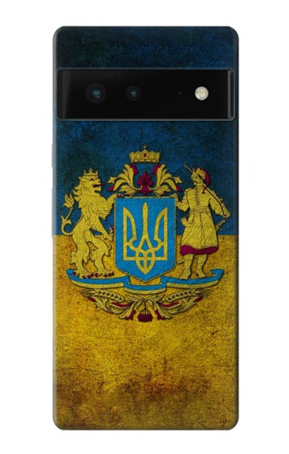 W3858 Ukraine Vintage Flag Hard Case and Leather Flip Case For Google Pixel 6