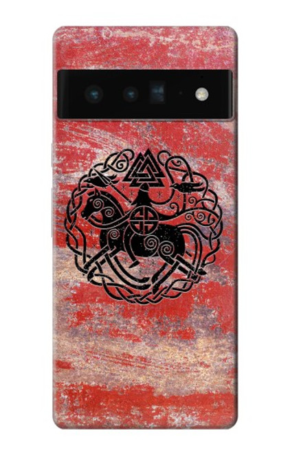 W3831 Viking Norse Ancient Symbol Hard Case and Leather Flip Case For Google Pixel 6 Pro