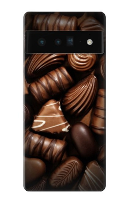 W3840 Dark Chocolate Milk Chocolate Lovers Hard Case and Leather Flip Case For Google Pixel 6 Pro
