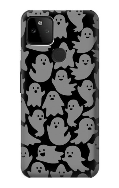 W3835 Cute Ghost Pattern Hard Case and Leather Flip Case For Google Pixel 5A 5G