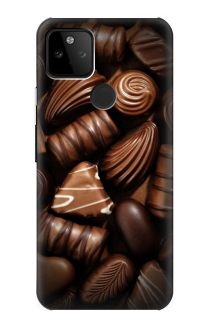W3840 Dark Chocolate Milk Chocolate Lovers Hard Case and Leather Flip Case For Google Pixel 5A 5G