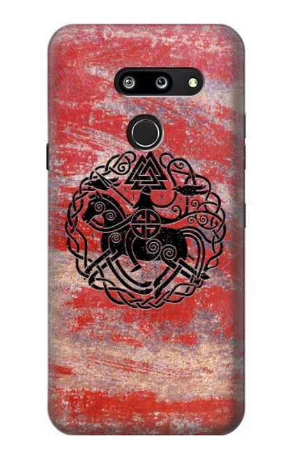 W3831 Viking Norse Ancient Symbol Hard Case and Leather Flip Case For LG G8 ThinQ