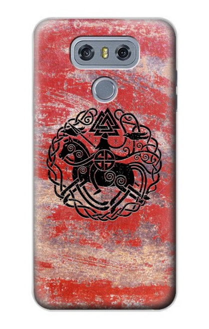 W3831 Viking Norse Ancient Symbol Hard Case and Leather Flip Case For LG G6