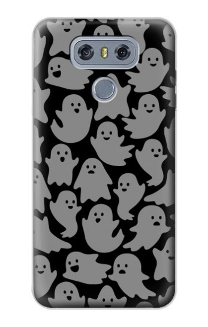 W3835 Cute Ghost Pattern Hard Case and Leather Flip Case For LG G6