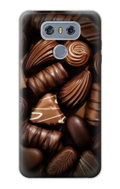 W3840 Dark Chocolate Milk Chocolate Lovers Hard Case and Leather Flip Case For LG G6