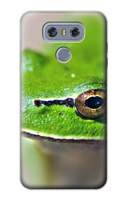 W3845 Green frog Hard Case and Leather Flip Case For LG G6