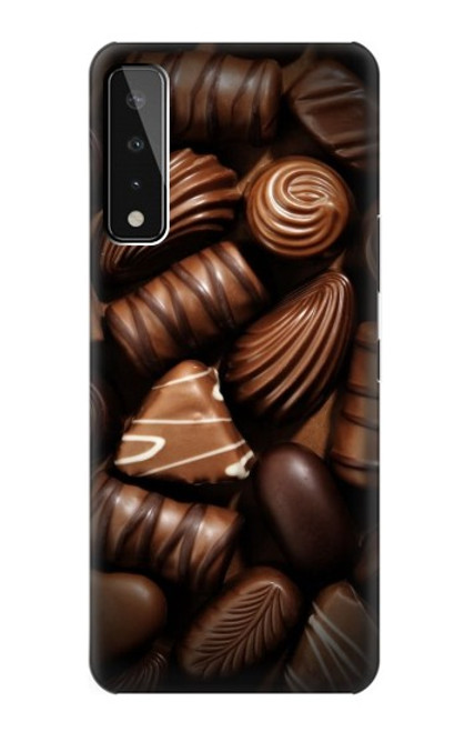 W3840 Dark Chocolate Milk Chocolate Lovers Hard Case and Leather Flip Case For LG Stylo 7 5G
