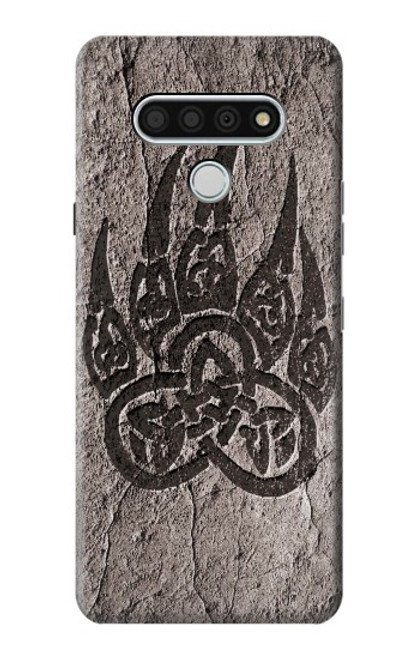 W3832 Viking Norse Bear Paw Berserkers Rock Hard Case and Leather Flip Case For LG Stylo 6