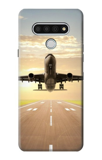 W3837 Airplane Take off Sunrise Hard Case and Leather Flip Case For LG Stylo 6