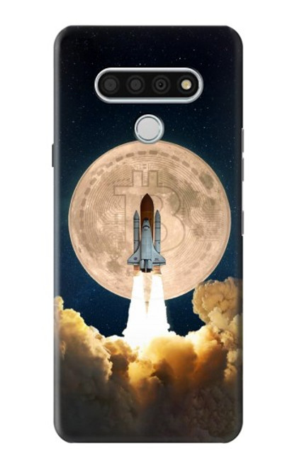 W3859 Bitcoin to the Moon Hard Case and Leather Flip Case For LG Stylo 6