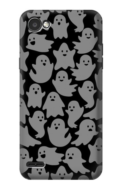 W3835 Cute Ghost Pattern Hard Case and Leather Flip Case For LG Q6