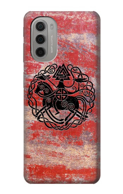 W3831 Viking Norse Ancient Symbol Hard Case and Leather Flip Case For Motorola Moto G51 5G