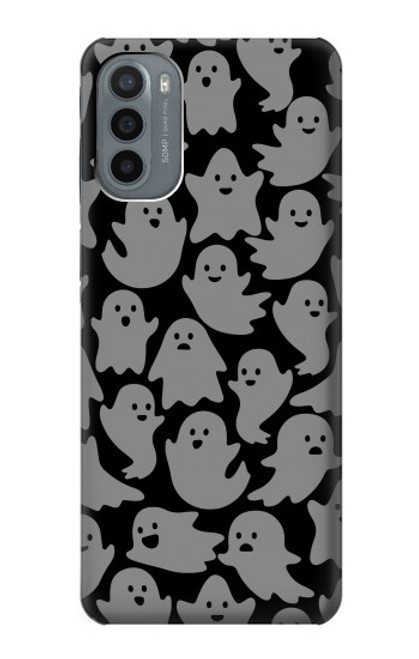 W3835 Cute Ghost Pattern Hard Case and Leather Flip Case For Motorola Moto G31
