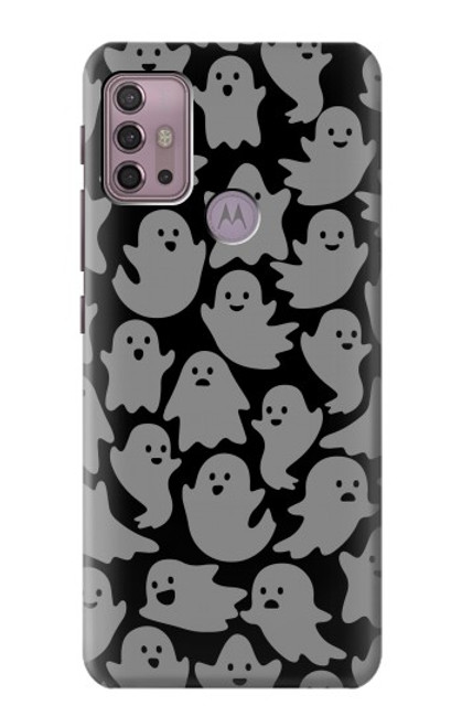 W3835 Cute Ghost Pattern Hard Case and Leather Flip Case For Motorola Moto G30, G20, G10