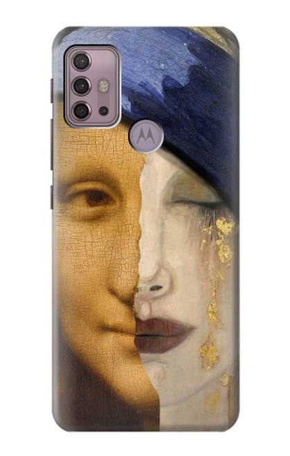W3853 Mona Lisa Gustav Klimt Vermeer Hard Case and Leather Flip Case For Motorola Moto G30, G20, G10