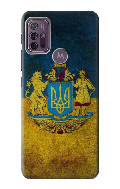 W3858 Ukraine Vintage Flag Hard Case and Leather Flip Case For Motorola Moto G10 Power