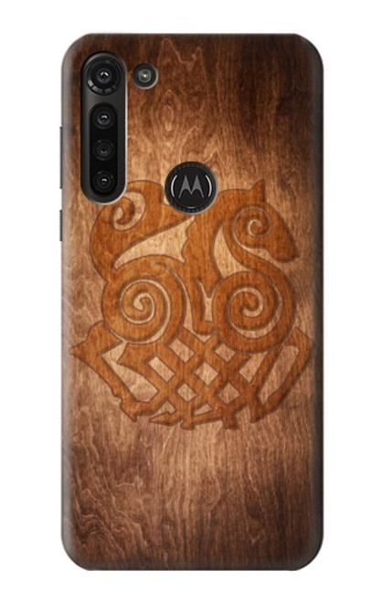 W3830 Odin Loki Sleipnir Norse Mythology Asgard Hard Case and Leather Flip Case For Motorola Moto G8 Power
