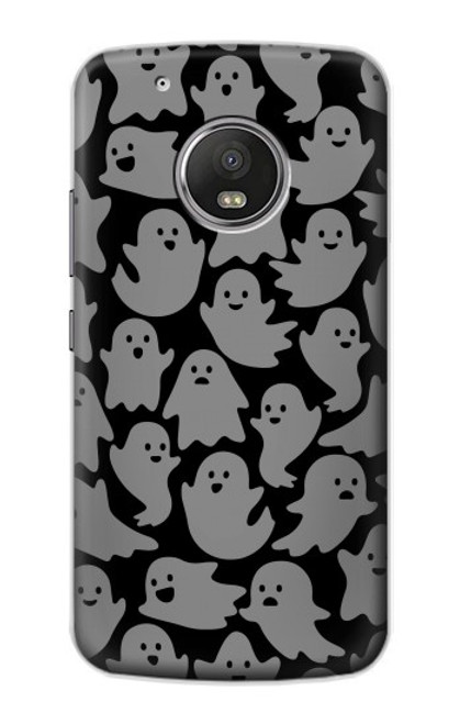 W3835 Cute Ghost Pattern Hard Case and Leather Flip Case For Motorola Moto G5 Plus