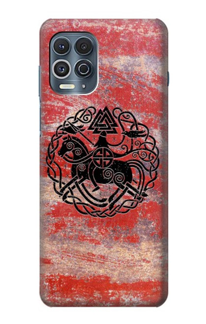 W3831 Viking Norse Ancient Symbol Hard Case and Leather Flip Case For Motorola Edge S