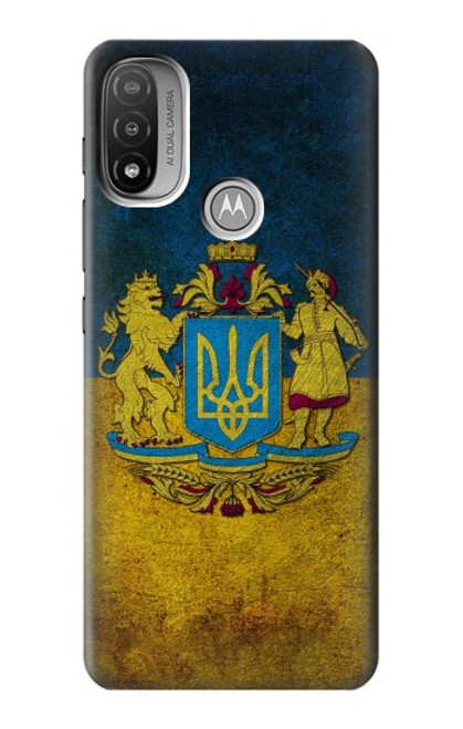 W3858 Ukraine Vintage Flag Hard Case and Leather Flip Case For Motorola Moto E20,E30,E40