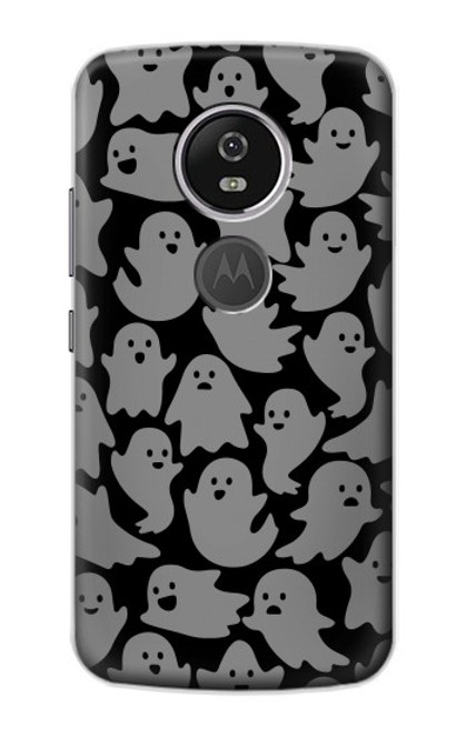 W3835 Cute Ghost Pattern Hard Case and Leather Flip Case For Motorola Moto E5 Plus