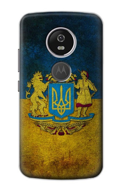 W3858 Ukraine Vintage Flag Hard Case and Leather Flip Case For Motorola Moto E5 Plus