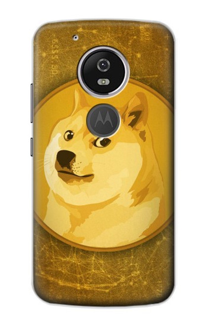 W3826 Dogecoin Shiba Hard Case and Leather Flip Case For Motorola Moto G6 Play, Moto G6 Forge, Moto E5