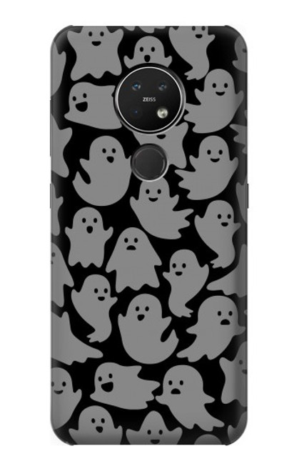 W3835 Cute Ghost Pattern Hard Case and Leather Flip Case For Nokia 7.2