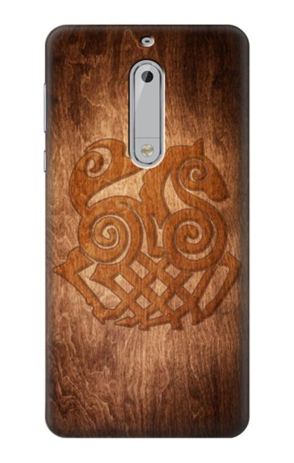 W3830 Odin Loki Sleipnir Norse Mythology Asgard Hard Case and Leather Flip Case For Nokia 5
