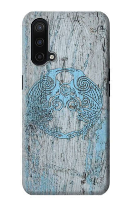 W3829 Huginn And Muninn Twin Ravens Norse Hard Case and Leather Flip Case For OnePlus Nord CE 5G