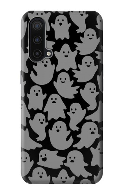 W3835 Cute Ghost Pattern Hard Case and Leather Flip Case For OnePlus Nord CE 5G