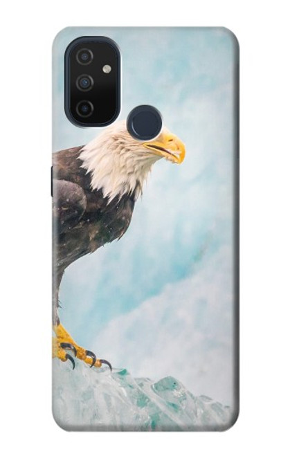 W3843 Bald Eagle On Ice Hard Case and Leather Flip Case For OnePlus Nord N100