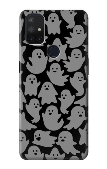 W3835 Cute Ghost Pattern Hard Case and Leather Flip Case For OnePlus Nord N10 5G