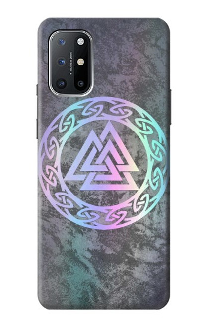 W3833 Valknut Odin Wotans Knot Hrungnir Heart Hard Case and Leather Flip Case For OnePlus 8T