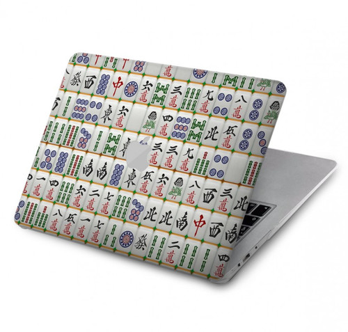W1051 Mahjong Hard Case Cover For MacBook Pro 14 M1,M2,M3 (2021,2023) - A2442, A2779, A2992, A2918
