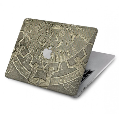 W3396 Dendera Zodiac Ancient Egypt Hard Case Cover For MacBook Pro 14 M1,M2,M3 (2021,2023) - A2442, A2779, A2992, A2918
